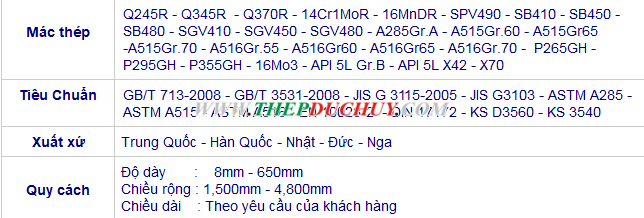 Thép tấm chịu nhiệt 2